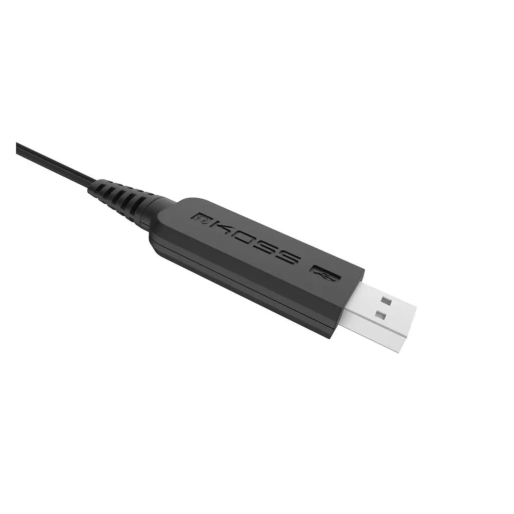 Гарнітура Koss On-Ear CS200 USB Uni Mic Black (194390.101) - фото 3