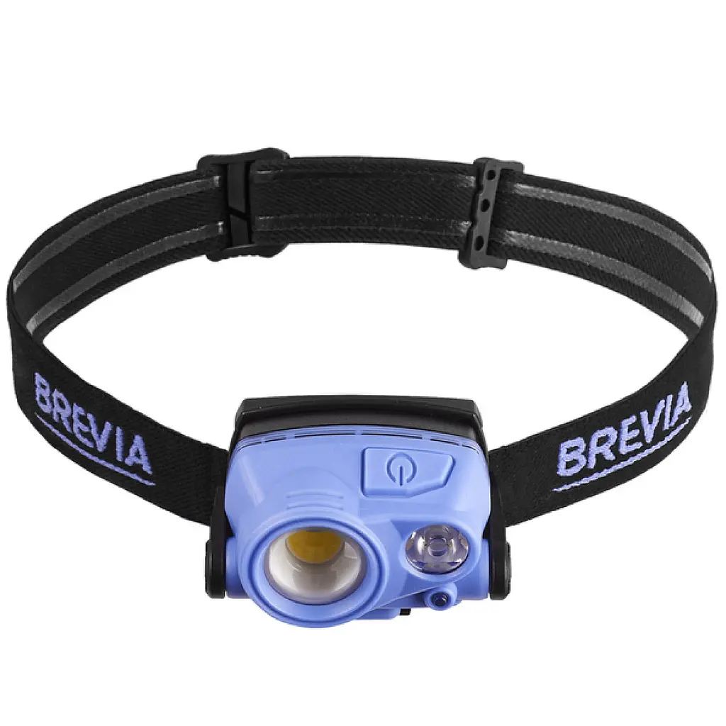 Ліхтар налобний Brevia 400Lm + 200Lm 3W+3W COB 1200mAh IP65 (14100WX1)