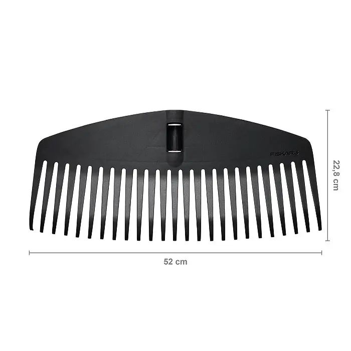 Пластиковые лёгкие грабли для газонов Fiskars Solid L 52 см, 135014 (1014915) - фото 2