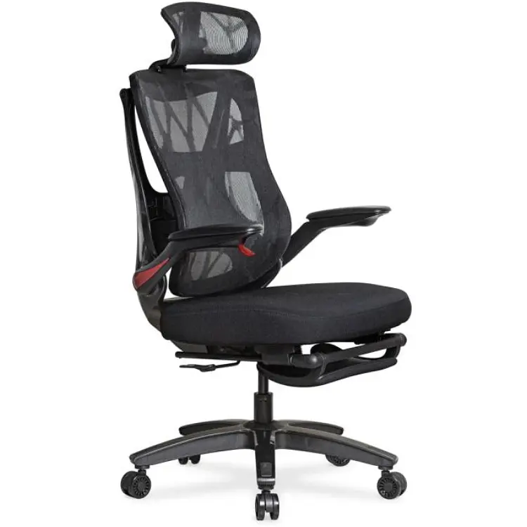 Крісло Mealux HF-G30 Black Red (HF-G30 F/RB)