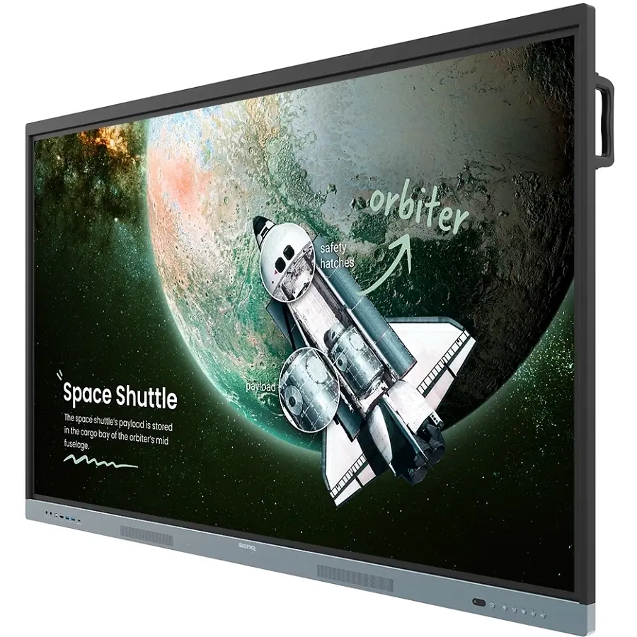 Інтерактивна панель 86" BenQ RE8604, IPS, UHD, 8Гб/ 128Гб, колонки, кріплення, чорна - фото 3