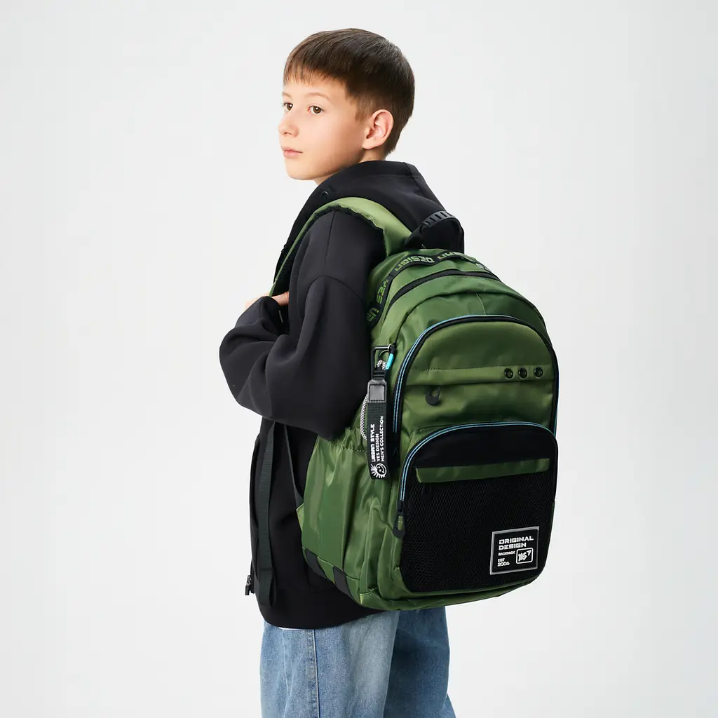 Рюкзак шкільний YES TS-47 Urban Style 45,5х31,5х15,5 см Хакі (559919) - фото 10