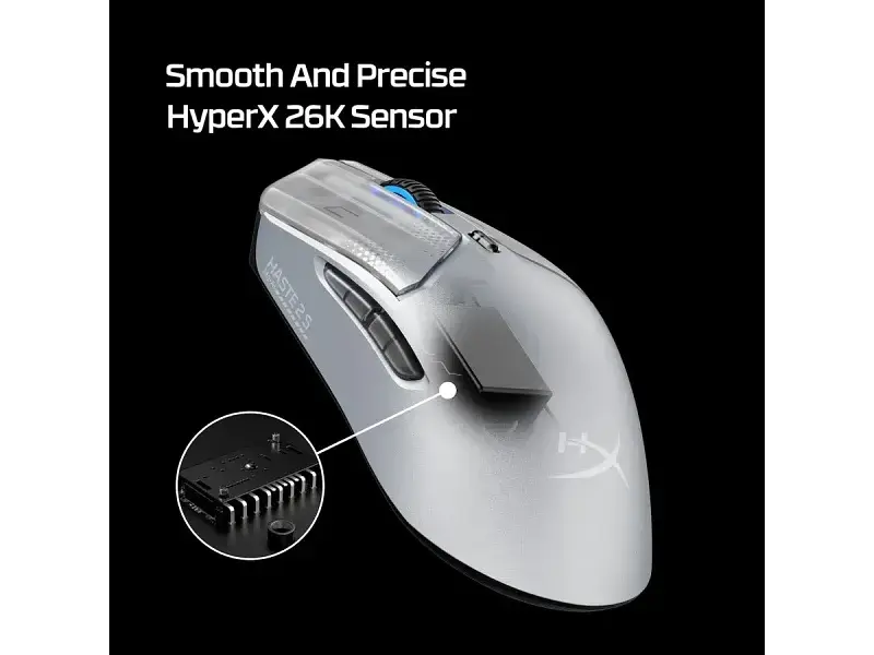 Миша HyperX Pulsefire Haste 2 S Wireless Navy (9B001AA) - фото 5