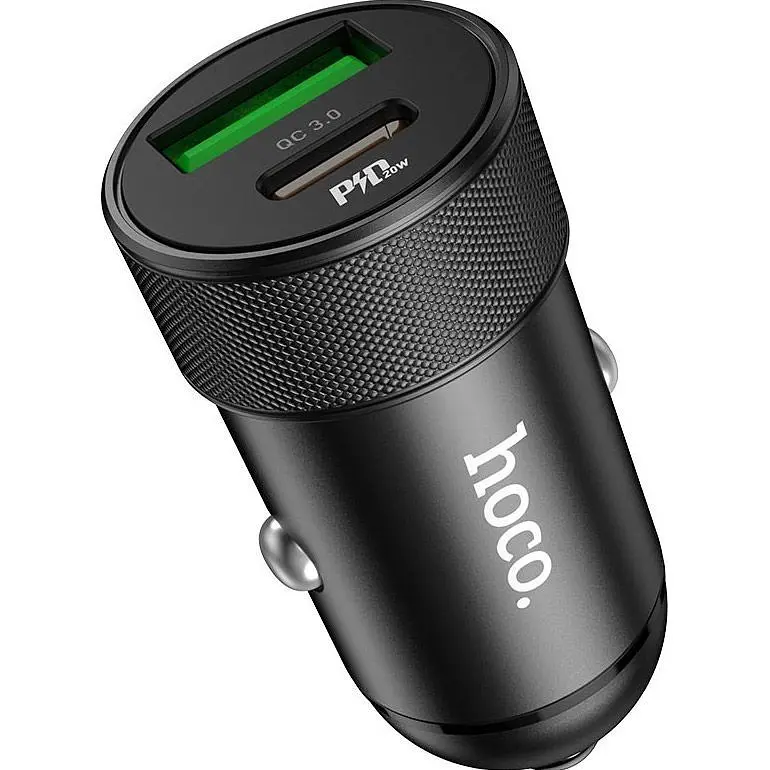 Автомобільний зарядний пристрій Hoco Z32B Speed Up PD20W + QC3.0 [110003] - фото 5