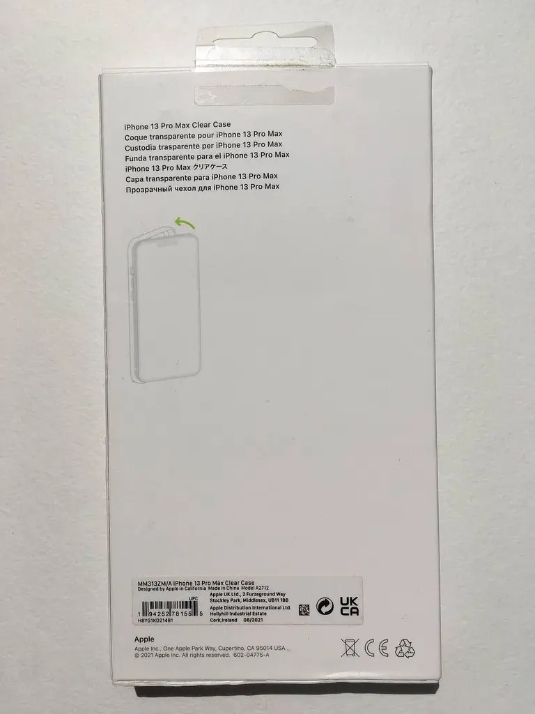 Оригінальний протиударний чохол Apple Clear Case MagSafe для iPhone 13 Pro Max Прозорий (MM313ZE/A) - фото 4