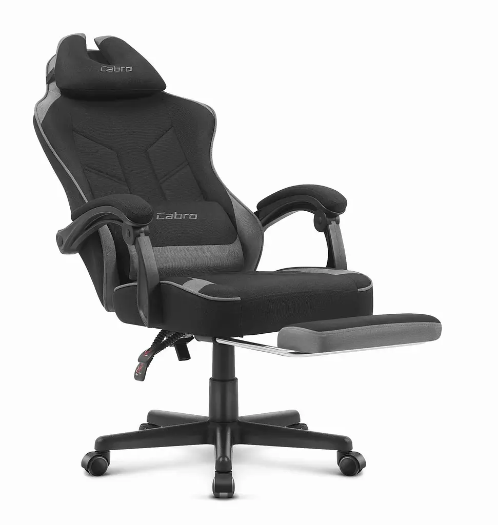 Кресло Cabro C504 Black-Grey ткань - фото 3