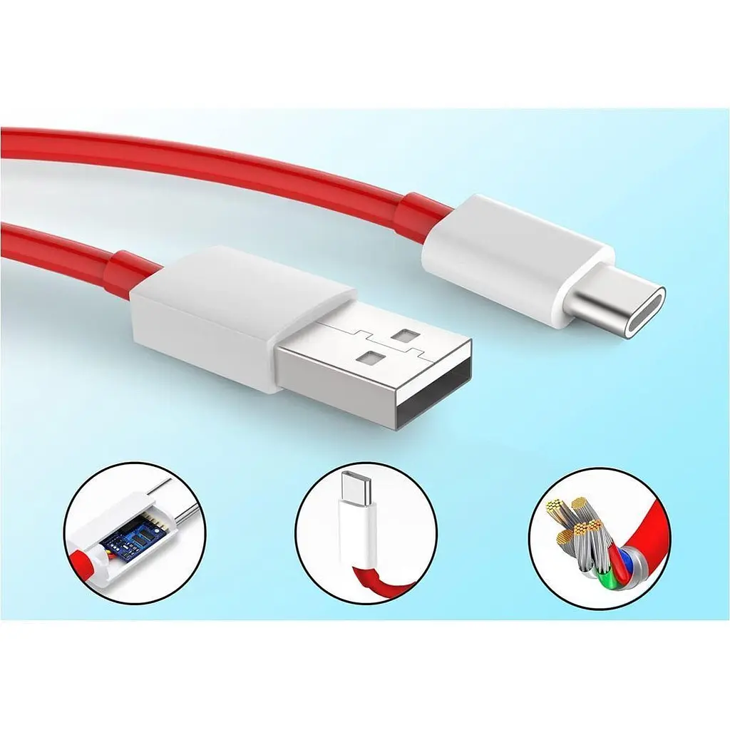 Мережевий зарядний пристрій OnePlus SUPERVOOC 80 Вт + кабель USB-A — USB-C (VCB8HBCH) EU [166486] - фото 5