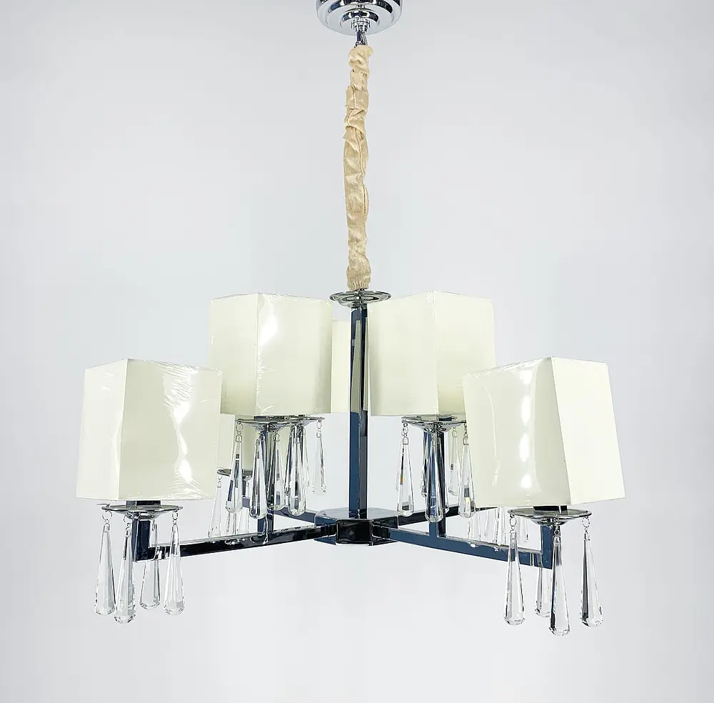 Классическая люстра с абажурами Line.F AT 26/8 - фото 3