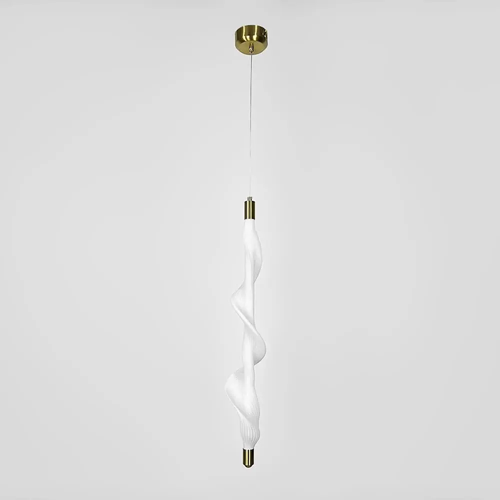 Світлодіодний світильник у латунному корпусі із білою сіткою 60 см | Арт. DE36/600 V WT | Line F - фото 2