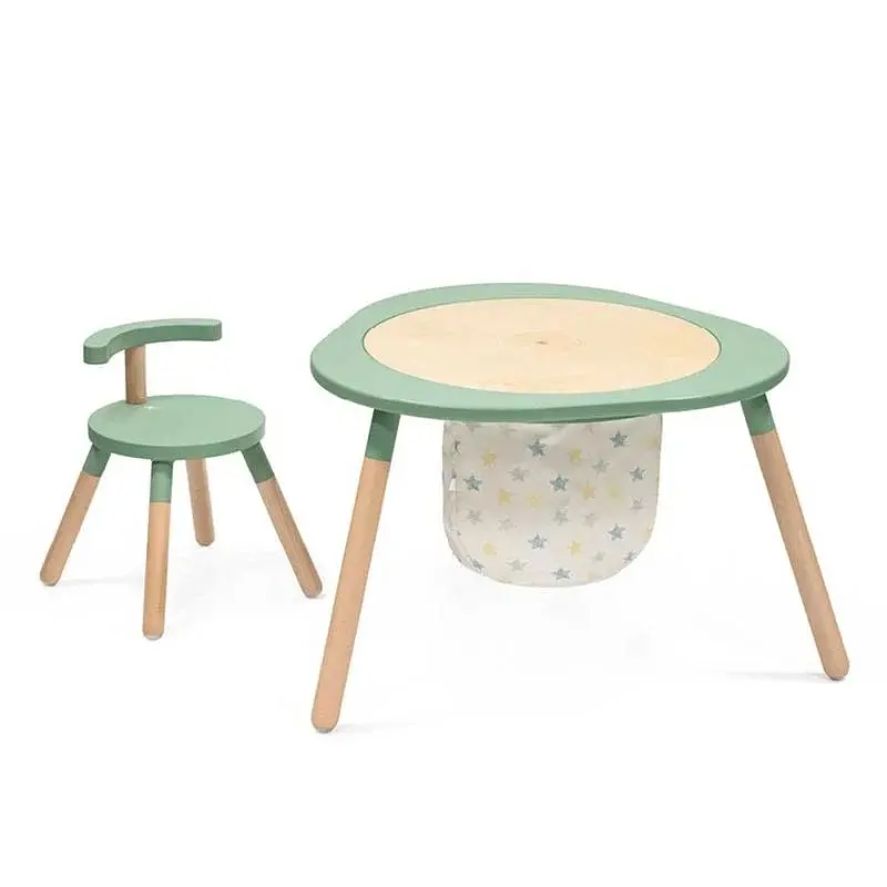 Контейнер бавовняний для іграшок Stokke MuTable V2 бежевий з бірюзовим (627202) - фото 3