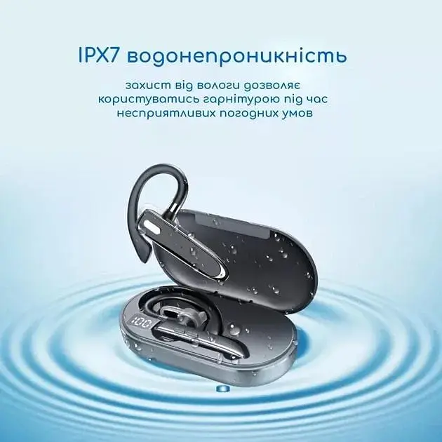 Гарнітура Bluetooth Xicami YYK-530 Black - фото 5