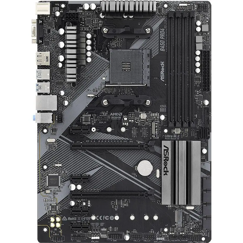 Материнська плата ASRock B450 Pro4 R2.0 [140214] - фото 2