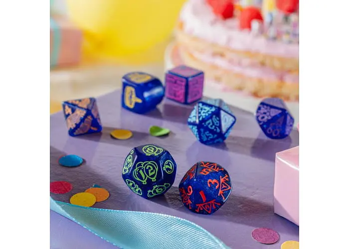 Набір кубиків Happy Birthday Dice Set: Streamers , 7 шт. (RHPB01) - фото 6