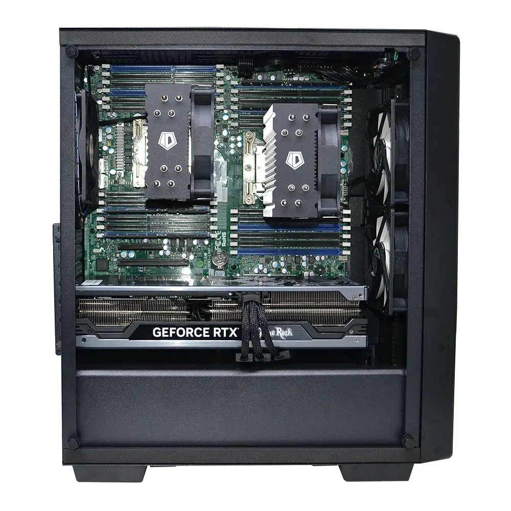 Двопроцесорна робоча станція Power Up #365 Xeon E5 2699 v4 x2/64 GB/HDD 1 TB/SSD 512 Gb/GeForce RTX 4060 8 Gb - фото 3