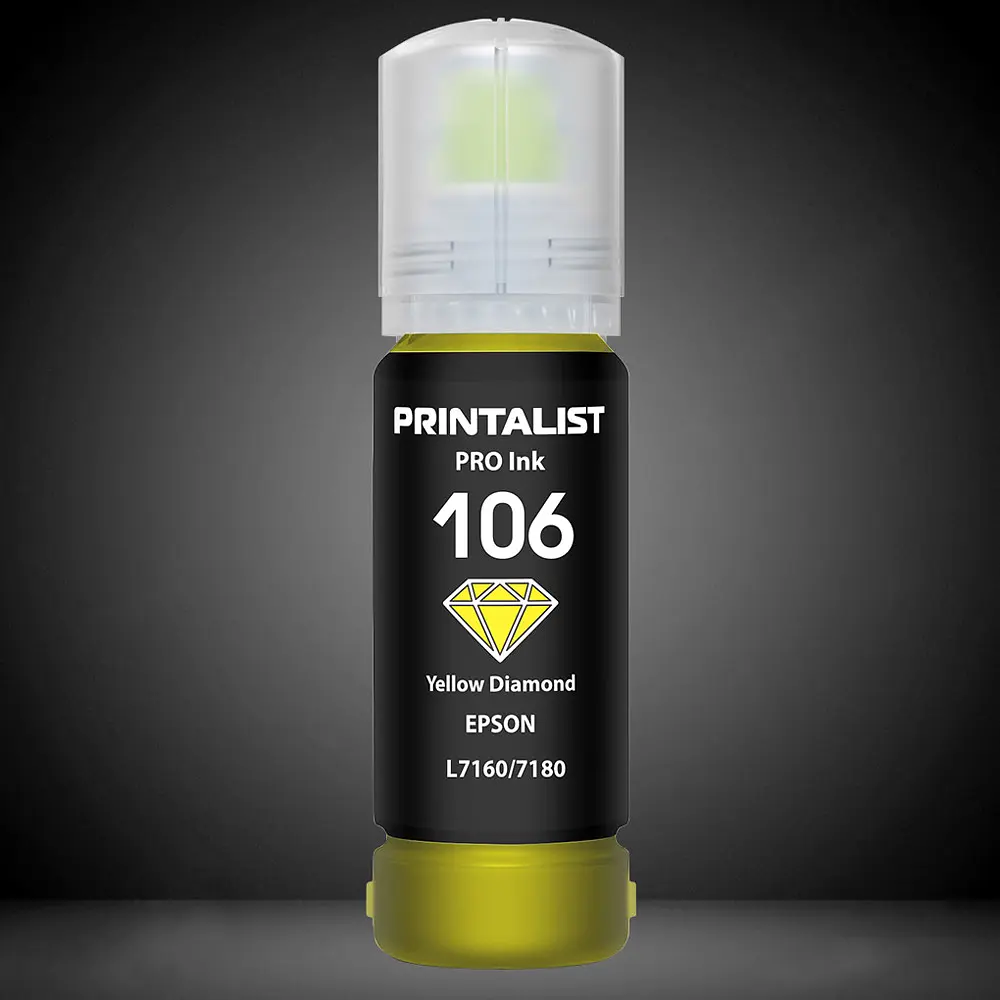 Чорнило PRINTALIST 105 для Epson L7160/7180 70г Yellow водорозчинне (PL106Y) - фото 6