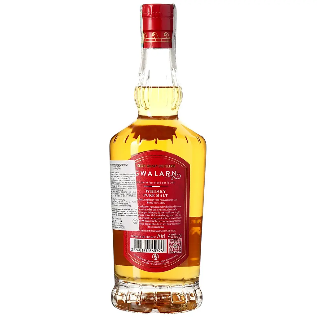 Віскі Gwalarn Pure Malt 40% 0.7 л  - фото 2