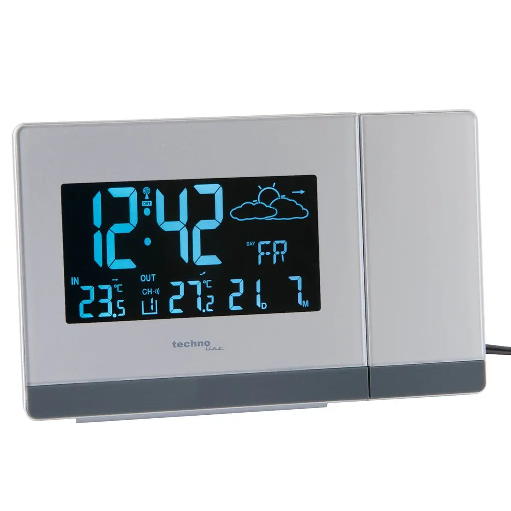Годинник проекційний Technoline WT549 White (WT549) - фото 4