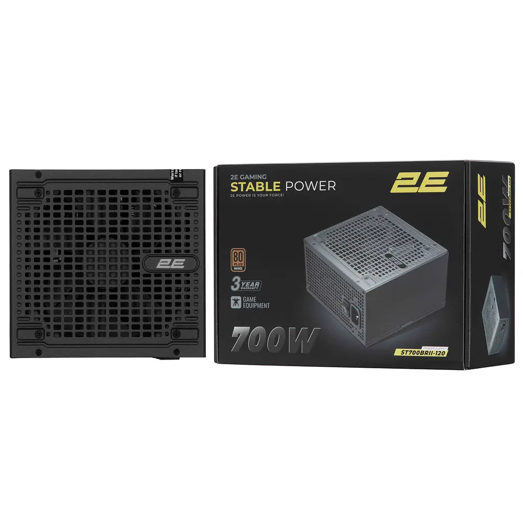 2E Gaming Блок живлення 2E GAMING Stable Power Pro ATX3.1 GEN5.0 (700W), >85%, 80+ Bronze, 120мм, 1xMB 24pin(20+4), 2xCPU 8pin(4+4), 3xMolex, 6xSATA, 4 GEN5 16pin - фото 10