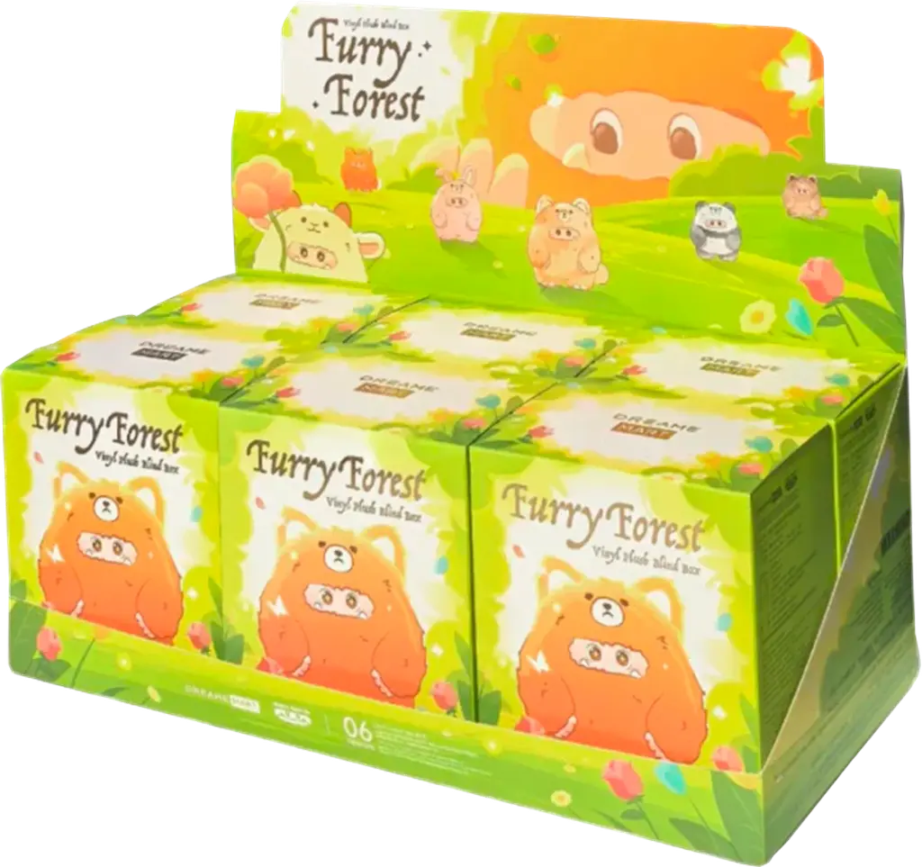 М'яка колекційна іграшка з кільцем GIGGLE MONSTER серія Лісові пухнастики(blind box) V2 10_10 Art.GM9981134 - фото 3