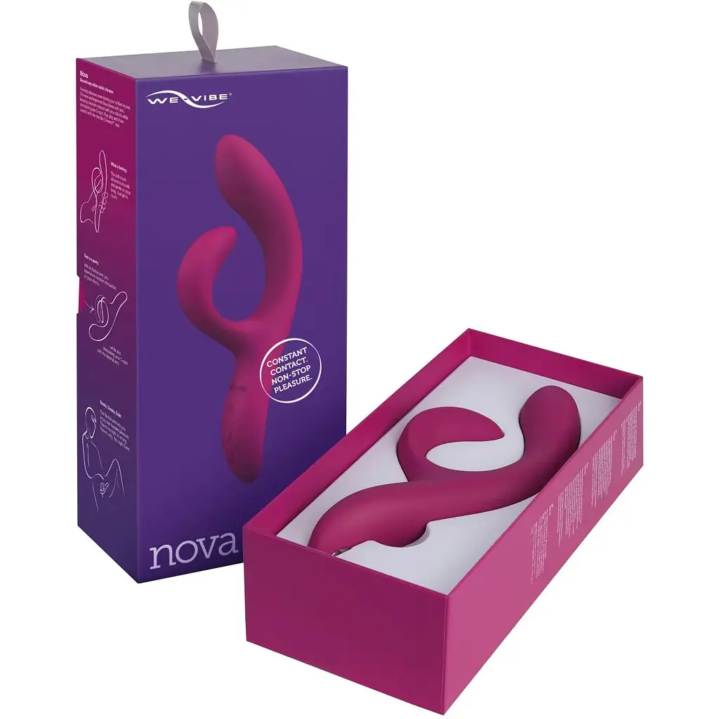 Смарт вібратор-кролик We-Vibe Nova Fuchsia - фото 7
