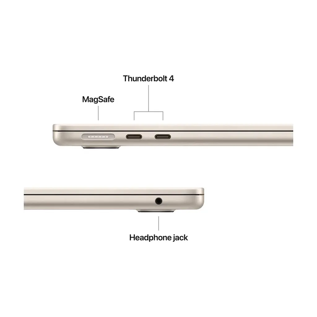 Ноутбук Apple MacBook Air 13 M5 A3449 Starlight (MDHD4UA/A) - фото 6