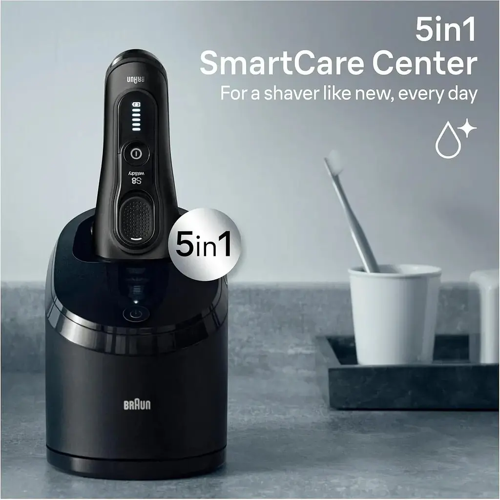 Електробритва Braun Series 8 Smart Electric Shaver 8560cc водонепроникна акумуляторна для чоловіка - фото 2