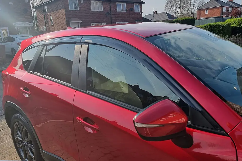 Дефлектори вікон вітровики для Mazda CX-5 2012-2017 6 шт (Auto Clover) - фото 6