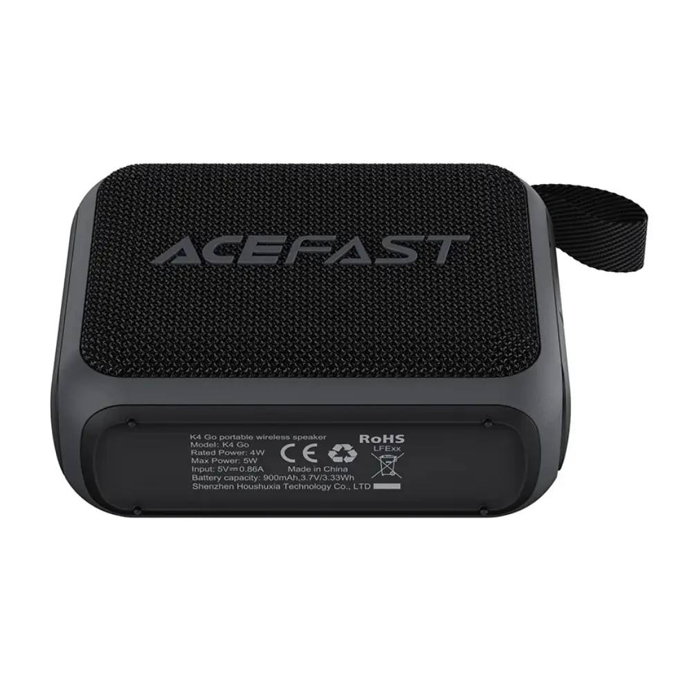 Портативна колонка ACEFAST K4 Go portable wireless speaker Black (6974316285113) - фото 5