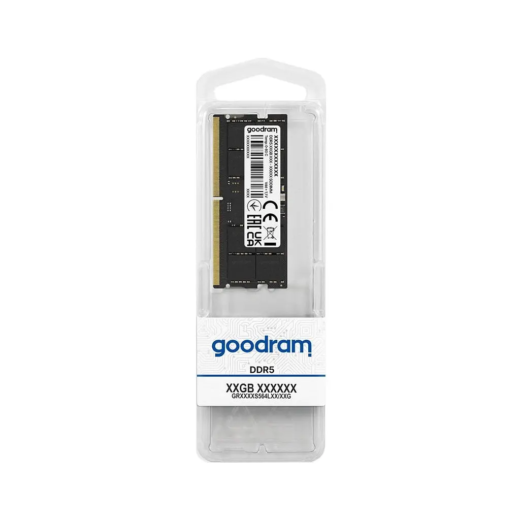 Модуль пам'яті для ноутбука SoDIMM DDR5 16GB 4800 MHz Goodram (GR4800S564L40S/16G) - фото 4