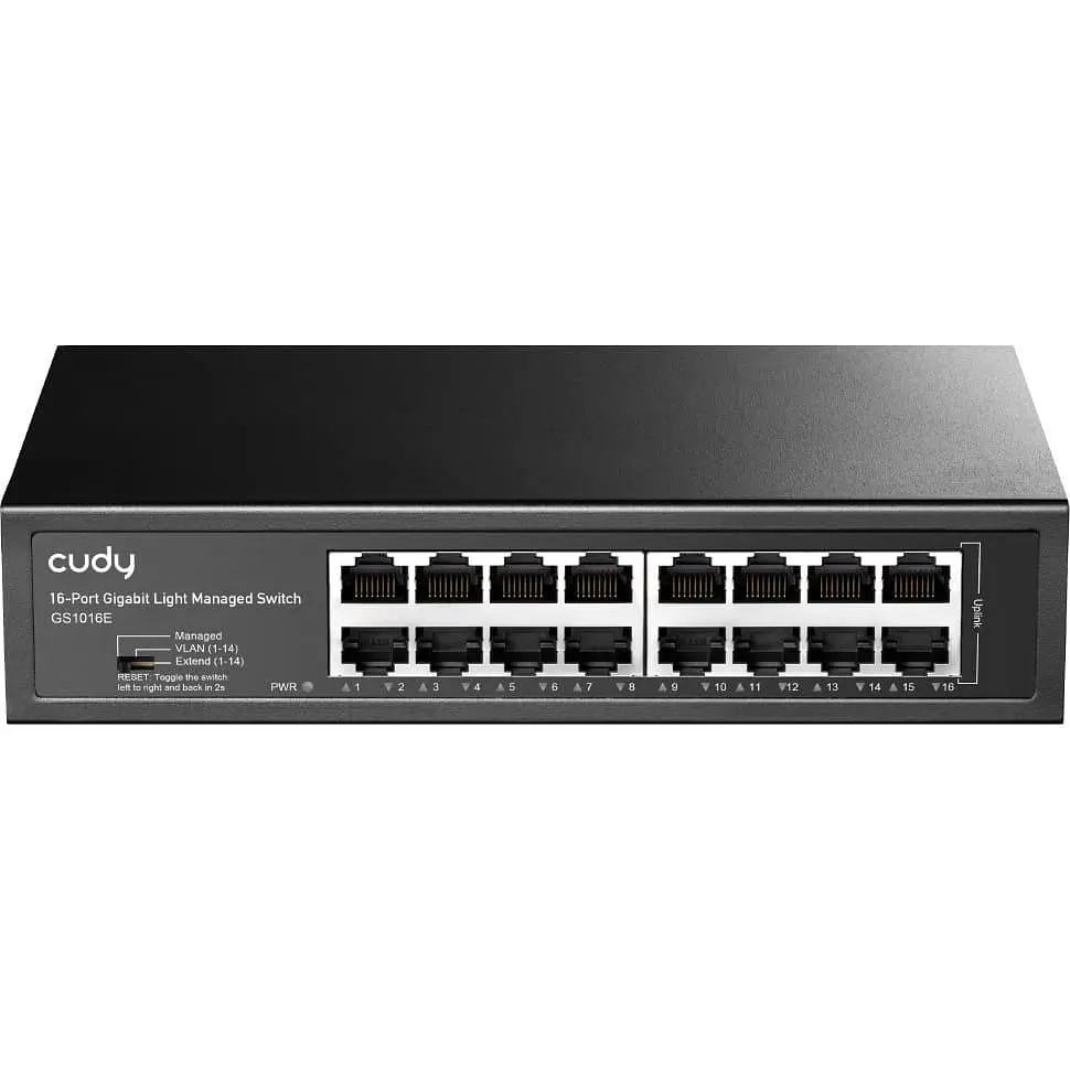 Комутатор Cudy GS1016E 16-Port Gigabit Easy-Managed Switch (GS1016E) - фото 2