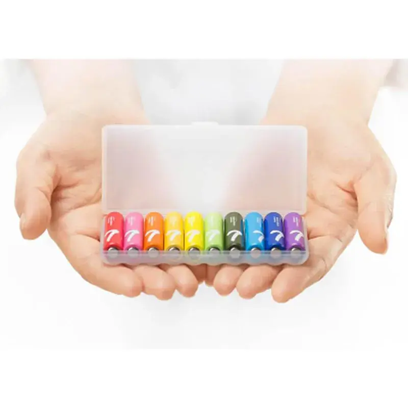 Батарейка CUKTECH AAA rainbow alkaline battery plastic case x 10 (CUKAAB07CNMX) - фото 3