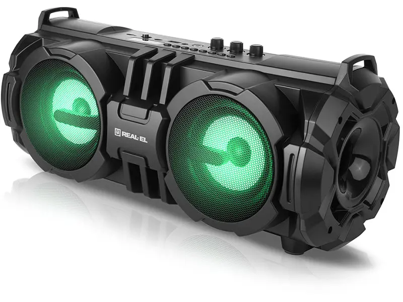 Портативна акустика REAL-EL X-737 Black (EL121600016) - фото 6
