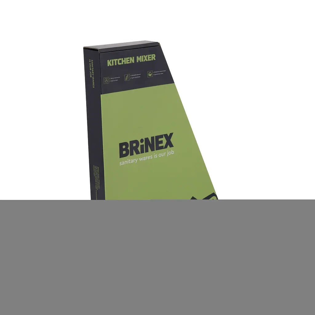 Змішувач для кухні Brinex Pure 015F U-подібний Chrome BRIPUR015FCRM - фото 6