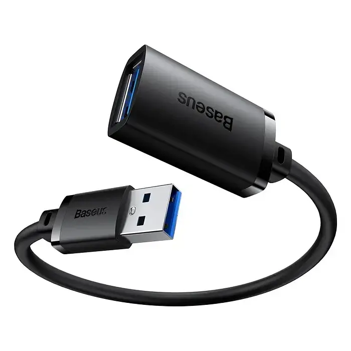 Кабель-подовжувач Baseus AirJoy Series USB3.0 Extension Cable 1m B00631103111-00 Black - фото 5