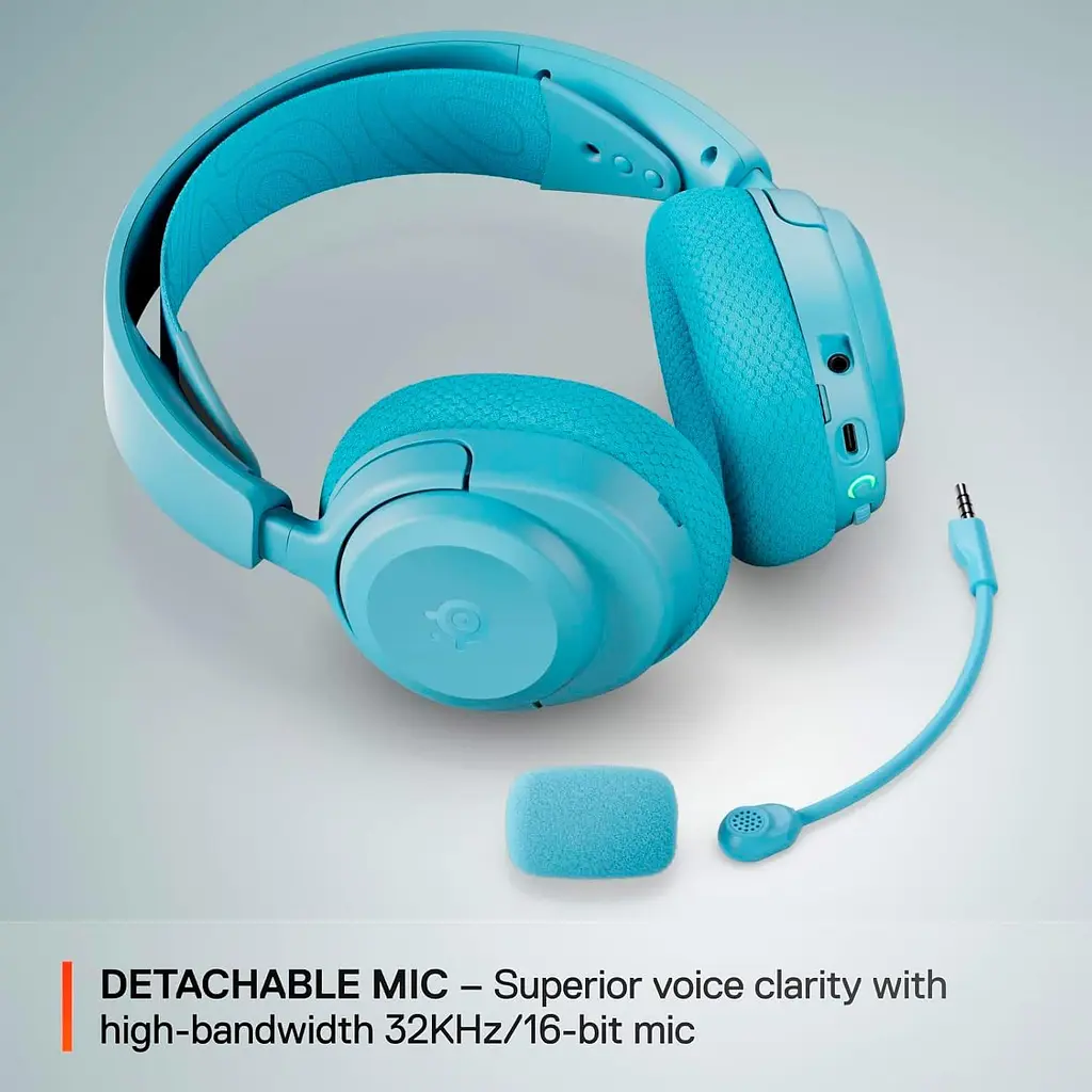 Ігрова гарнітура SteelSeries Arctis Nova 3P Wireless MultiPlatform Aqua (61688) - фото 10
