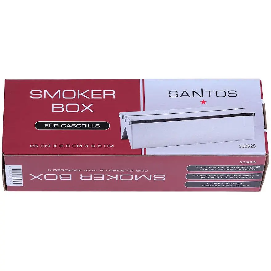 Коробочка для копчення Santos для газових грилів 25х8.6х6.5 см (900525) - фото 3