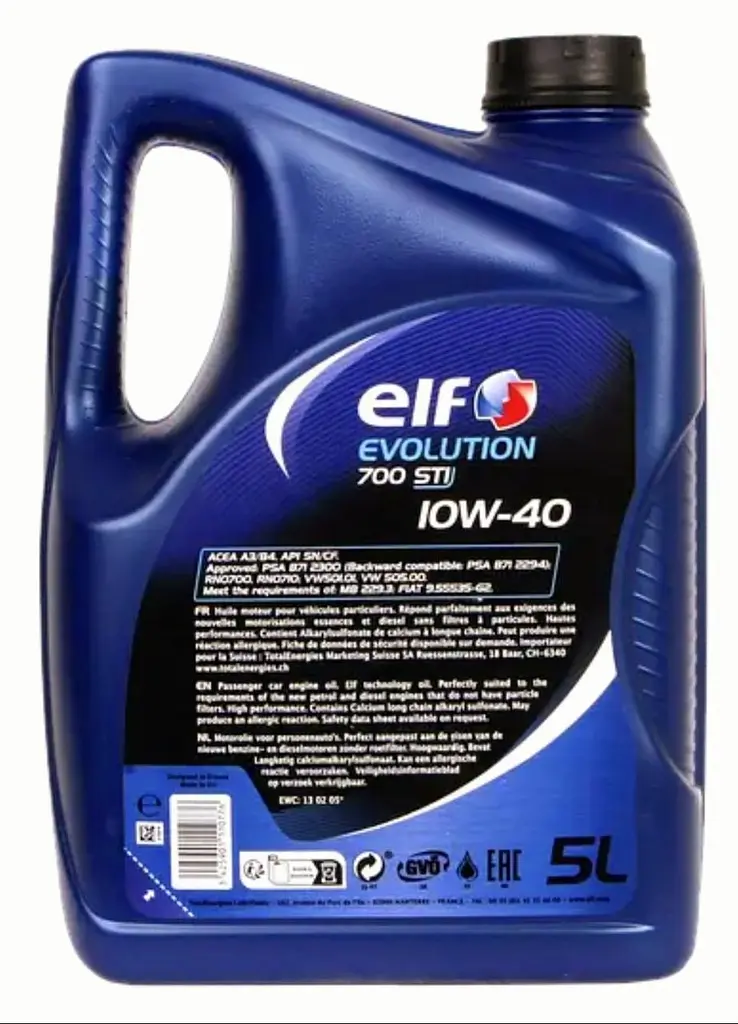 Моторна олива Elf Evolution 700 STI 10W-40 5 л (201554) (216667) - фото 4
