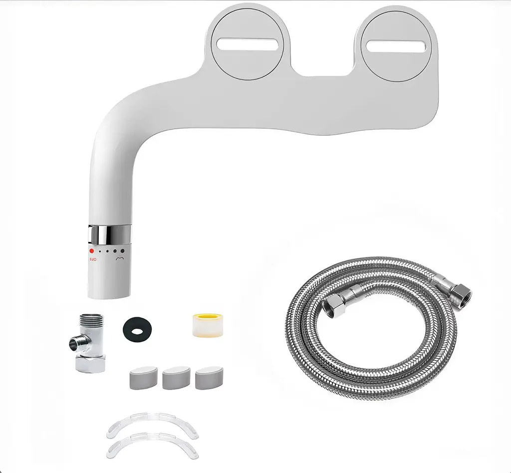 Универсальная биде-накладка SAMODRA Bidet H1 с боковым модулем, Белая (SMWDH1) - фото 3