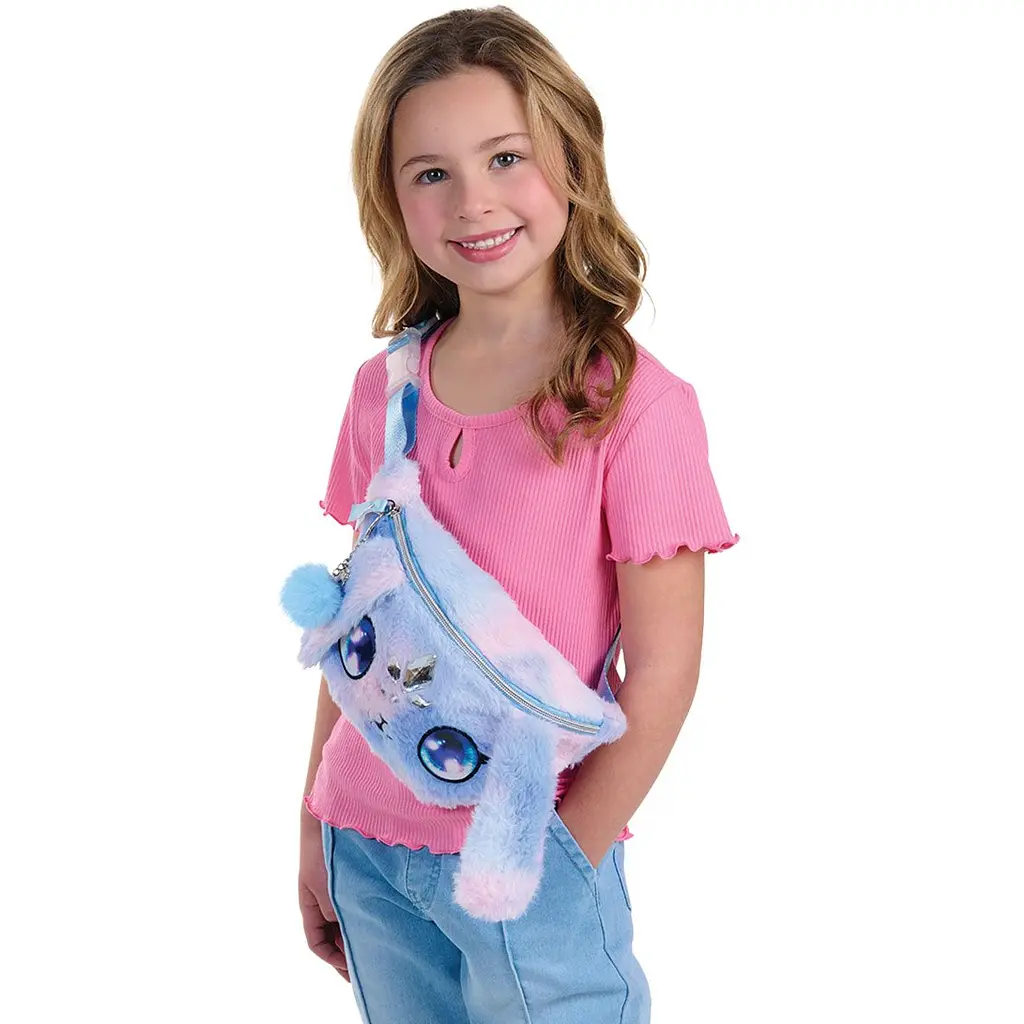 Пушистая поясная сумка Nebulous Stars - Агата (12662) - фото 4