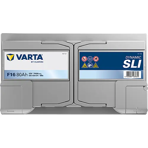 Акумулятор Varta Dynamic SLI 12В 80Аг 740А (EN) R+ (580400074) - фото 5