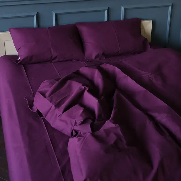 Підковдра MirSon бязь Burgundy 175 x 210 см (2200013528050) - фото 5