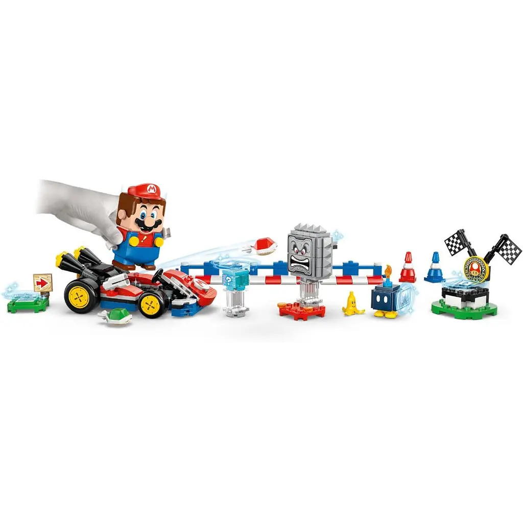 Конструктор LEGO Super Mario Mario Kart Interactive LEGO Mario и Standard Kart 278 деталей (72043) - фото 8