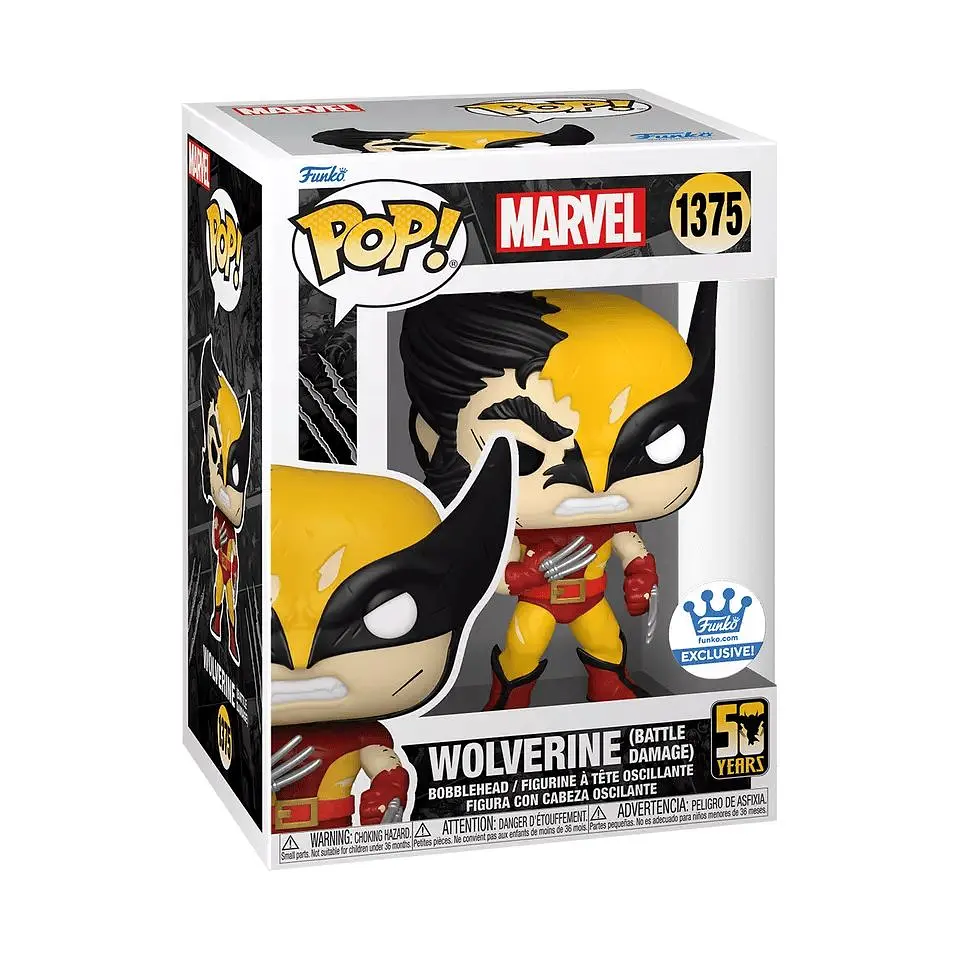 Фигурка Funko Pop Марвел Росомаха Marvel Wolverine 10 см Exclusive M W E 1375 - фото 3