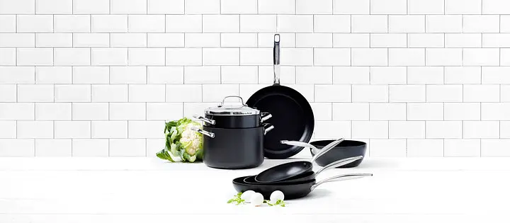 Каструля з кришкою KitchenAid Aluline CC001258-001 24 см 8 л чорна - фото 6