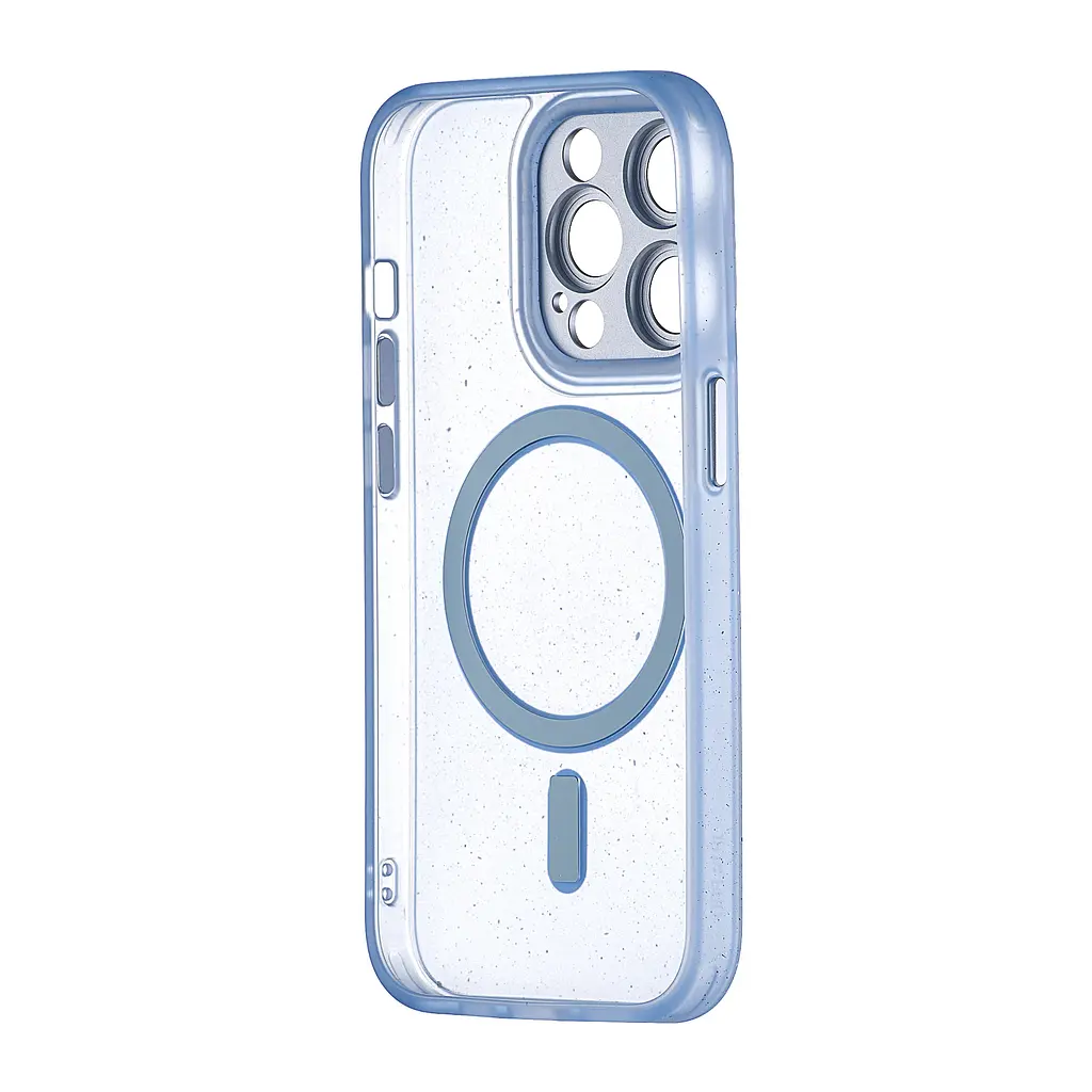 Чохол Splatter with MagSafe Protected Camera iPhone 14 Pro Light Blue - фото 3