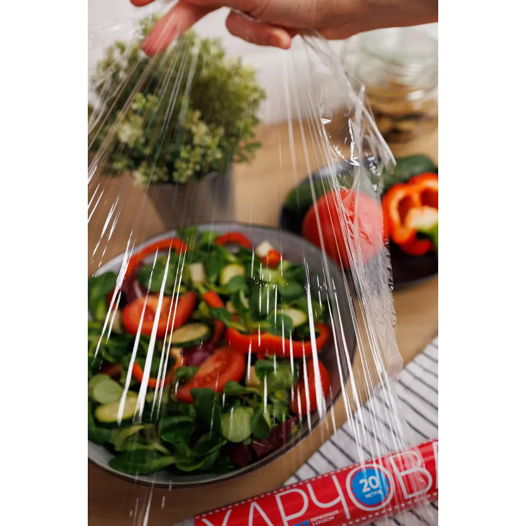 Плівка для продуктів Добра Господарочка З перфорацією 20 м (4820086522915) - фото 5