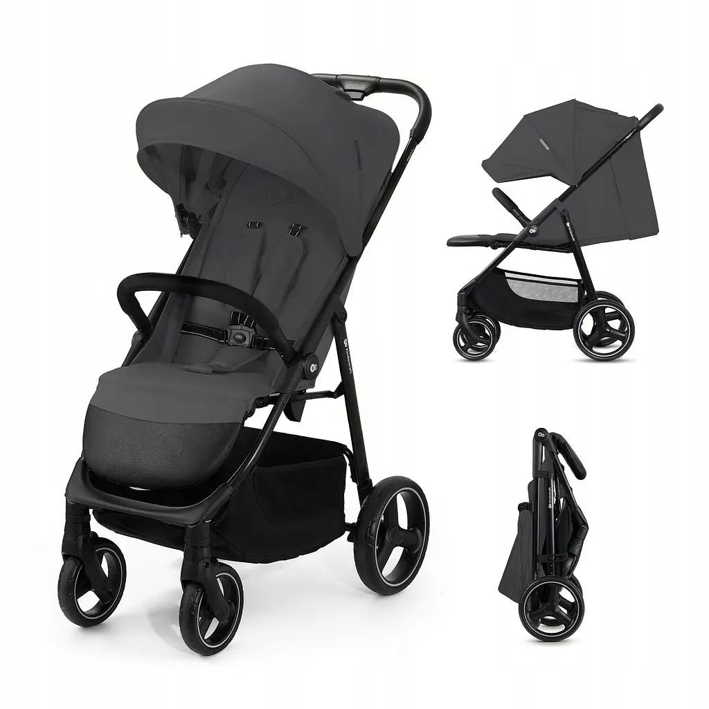 Прогулянкова коляска Kinderkraft Trig 3, Grey (4734) - фото 10