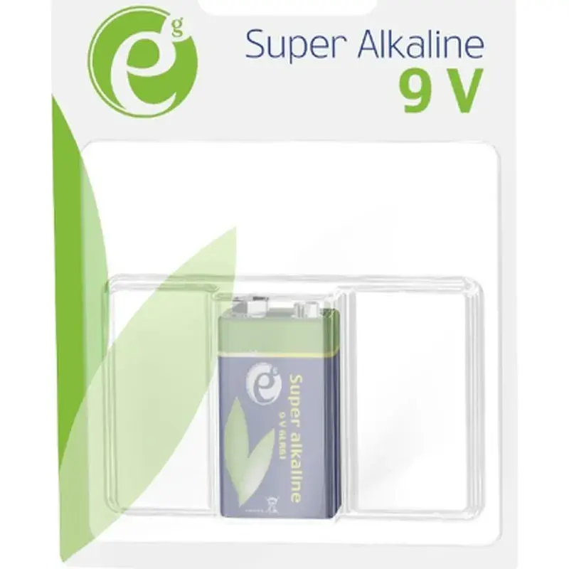 Батарейка EnerGenie Крона 6LR61 9V лужна 1шт (EG-BA-6LR61-01) - фото 2