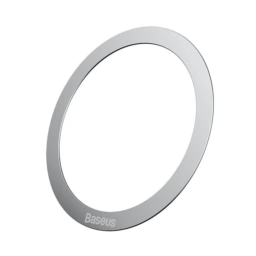 Пластина для MagSafe Baseus Halo Series Magnetic Metal Ring 2pcs/pack PCCH000012 Silver - фото 2