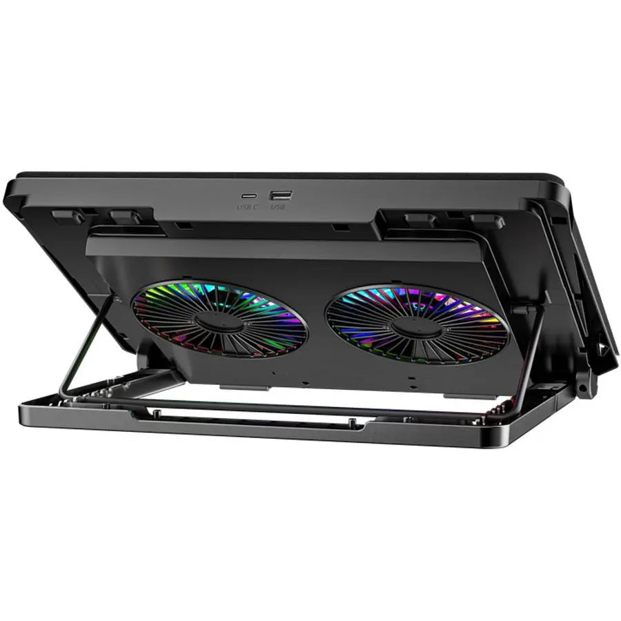 Охлаждающая подставка для ноутбука до 17.3 дюймов GamePro GPCP-910 2xfans - фото 4